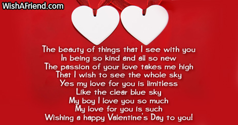 For valentine boyfriend messages love Top 50