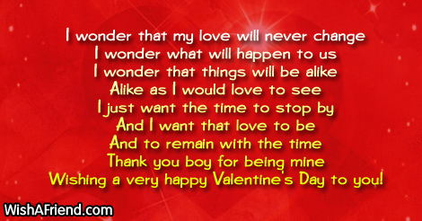 Boyfriend valentine your messages to 25+ Valentines