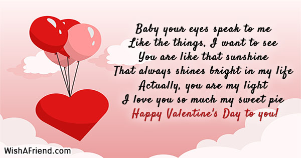 sweet things to say to your girlfriend on valentine day