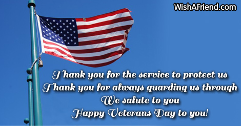 Veterans day message from a veteran
