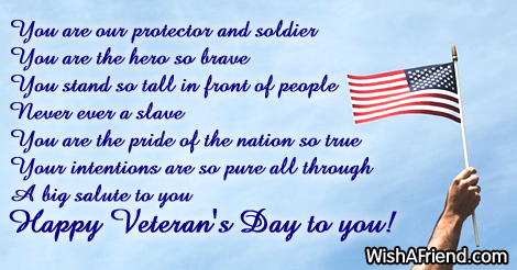 Veterans Day Poems And Prayers