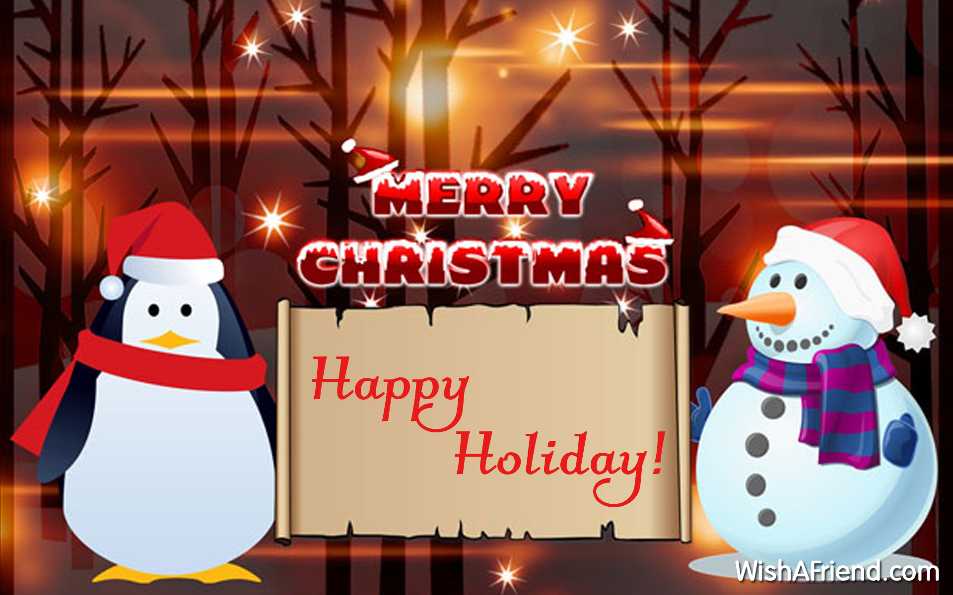 Christmas Snowman Wallpapers